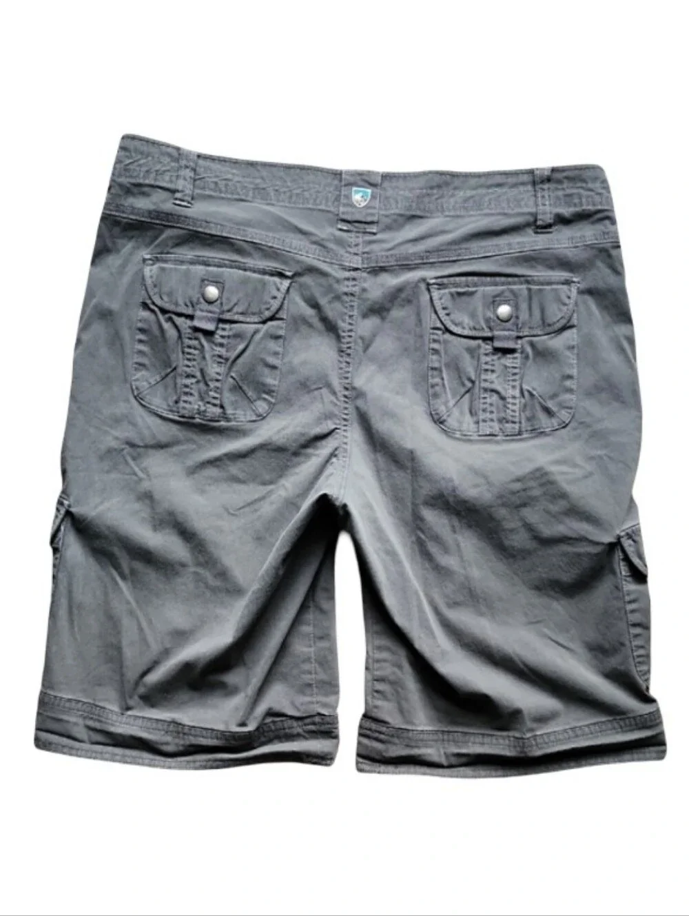KÜHL Gray Cargo Hiking Shorts Women’s Size 14 Stretch‎ Outdoor Utility